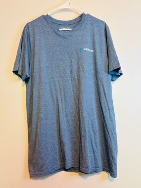 Magellan Outdoors Blue Heather Short Sleeve Crew Tee
